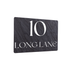 Personalised Aluminium A5 House Sign - Textured Slate