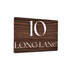 Personalised Aluminium A5 House Sign - Dark Oak