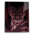 Anime Villain Inspired Metal Poster – Dark Power Wall Art