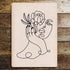 Metal Sign Line Lady Collection Set Illustration Novelty Gift Plaque 2