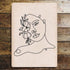 Metal Sign Line Lady Collection Set Illustration Novelty Gift Plaque 7