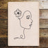 Metal Sign Line Lady Collection Set Illustration Novelty Gift Plaque 8