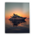 NO LIMITS Motivational Metal Wall Art – Luxury Yacht Typography Poster for Home, Office & Man Cave