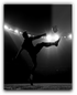 OVERHEAD KICK Football Under The Lights Poster Sign