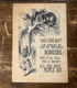 Alice In Wonderland , Have I Gone Mad , Entirely Bonkers Brown - Metal Advertising Wall Sign