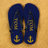 Anchor style Personalised Flip Flops — Custom Beach Sandals for Weddings & Holidays