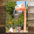 Be Yourself Flamingo - Metal Humour Wall Sign