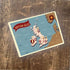 British Isles Map Uk - Metal Advertising Wall Sign