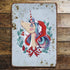 Cat Banana Christmas Santa - Metal Advertising Wall Sign