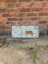 Cat Sleeping On Tree Branch   Metal Wall Sign