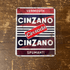 Cinzano Vermouth Metal Sign Plaque