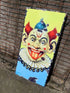 Circus  Clown Scary Face  Metal Wall Sign