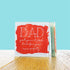 Coastal Watercolour Personalised Coaster PER2143-RED