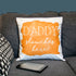 Coastal Watercolour Cover Personalised Cushion Cover PER2140-ORA