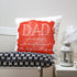 Coastal Watercolour Cover Personalised Cushion Cover PER2140-RED