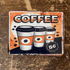 Coffee Cup - Metal Vintage Wall Sign