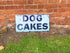 Dog Cakes Blue - Metal Wall Sign