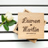 Personalised Couple's Names Oak Photo Cube PER2591-NOF