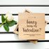 Personalised Fancy Being My Valentine? Oak Photo Cube PER2588-NOF