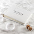 Engraved White Leather Photo Album PER3076-SML