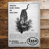 Esso Ethyl Smooth Silent Power On Esso Ethyl - Metal Advertising Wall Sign