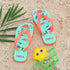 Fabulous Flamingos Child's Personalised Flop Flops PER2306-LRG