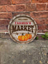 Farmers Market Circle - Metal Street Sign Wall Sign