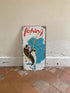 Fishing Fish  - Metal Wall  Sign