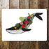 Floral Whale   - Metal Advertising Wall Sign
