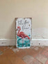 Follow Your Dreams Flamingo 24  Metal Wall Sign
