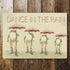 Frogs Dance In The Rain  - Metal Travel Wall Sign