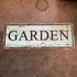 Garden Door Sign - Metal Art Wall Sign