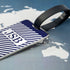 Gentlemen's Nautical Monogrammed Luggage Tag