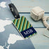 Gentlemen's Uniformed Monogrammed Luggage Tag PER2085-GRN