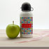 Girls Dainty Floral and Heart Personalised Water Bottle PER2128-RED