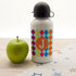 Girls Mosaic Tiled Personalised Water Bottle PER2119-ORA
