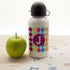 Girls Mosaic Tiled Personalised Water Bottle PER2119-PUR