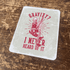 Gravity I Never Heard Of It Climbing Tin Sign Metal Sign Plaque