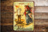Halloween Vintage Candle  - Metal Vintage Wall Sign
