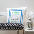I Love Daddy Because... Personalised Cushion Cover PER2142-BOY