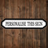 Personalised Aluminium Street Sign Plaque | Perfect Bar Gift | Insert Any Text