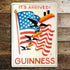 It'S Arrived Guinness - Metal Advertising Wall Sign