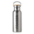 Personalised Insulated Bottle 17oz Bamboo Lid - Side Personalisation JUN93-SIL