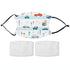 Kids Car Pattern Face Mask