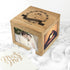 Love Birds' Oak Photo Keepsake Box PER913-HAP