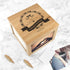 Love Birds' Oak Photo Keepsake Box PER913-VAL