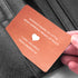 Love Note Metal Wallet Keepsake PER3308-COP