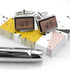 Monogram Engraved Rectangle Walnut Cufflinks PER3158-SCR