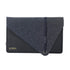 Monogrammed Black Vegan Apple Leather Laptop Sleeve - 13 inch