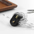 Monogrammed Leather Earphones Holder PER3322-BLA